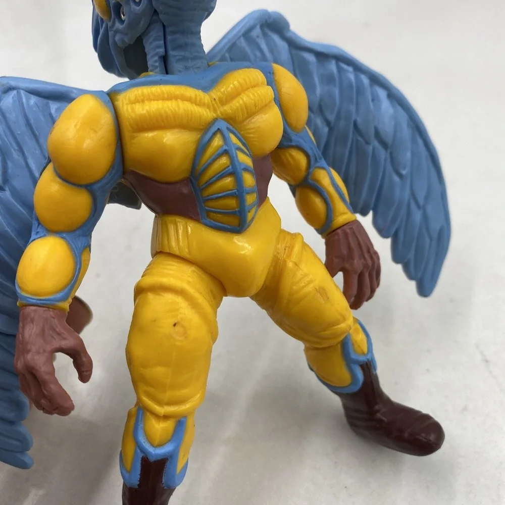 VTG Bandai Power Rangers Bird Man Figure Blue & Yellow Vintage 1994